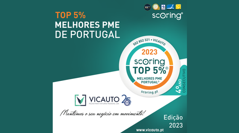 09 - Vicauto esta nas TOP 5 MELHORES PME Portugal
