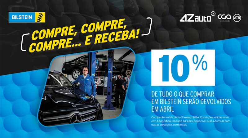 03 - AZ Auto oferece devolucao de 10 em compras da marca Bilstein