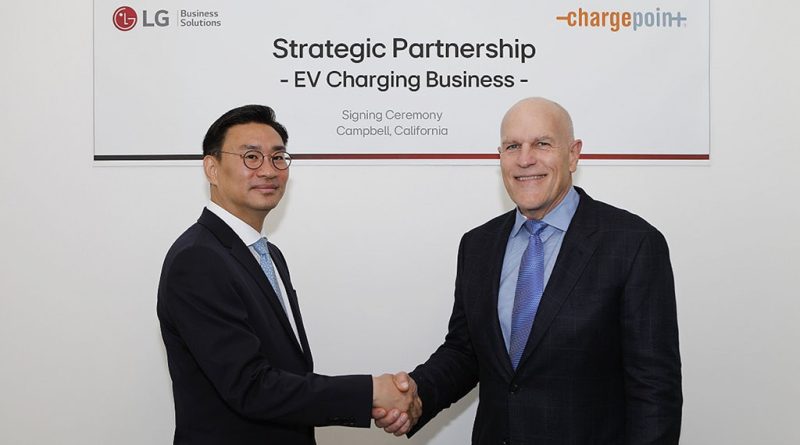 05 - LG e ChargePoint expandem negocio de carregamento de VEs