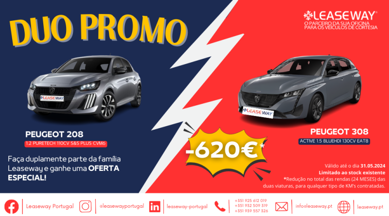 05 - Leaseway lanca oferta especial durante o mes de maio