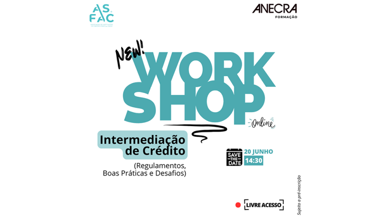 ANECRA e ASFAC promovem workshop gratuito sobre intermediação de crédito