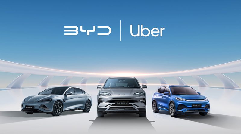 07 - BYD e Uber criam parceria estrategica plurianual