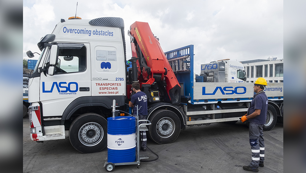 10 - LASO passa a utilizar FUCHS em todos os equipamentos