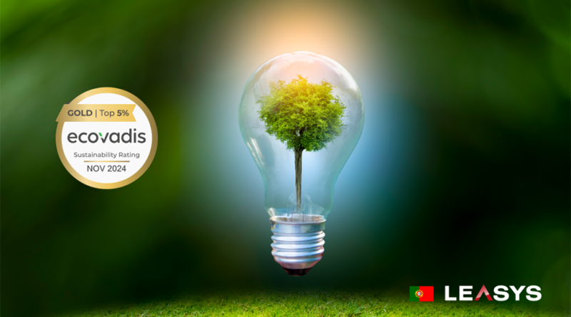 12 - Leasys obtem distincao de Ouro na avaliacao EcoVadis