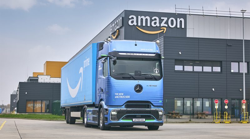 01 - Amazon encomenda mais de 200 eActros 600 a Mercedes Benz