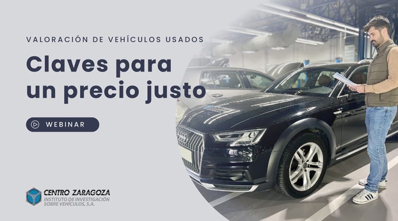 01 - Centro Zaragoza organiza webinar sobre avaliacao de usados