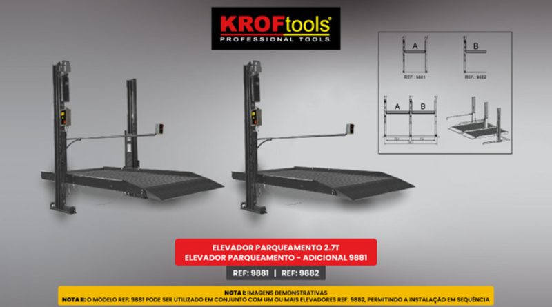 05 - KROFtools tem dois novos elevadores de parqueamento