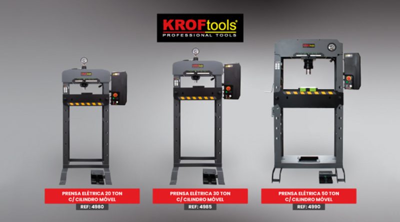 07 - Kroftools lanca tres novas prensas eletricas ate 50 toneladas